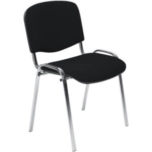 Besucherstuhl ISO CR - ohne Armlehnen, schwarz
