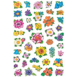 3522 Sticker DECOR Kleine Blumenköpfe