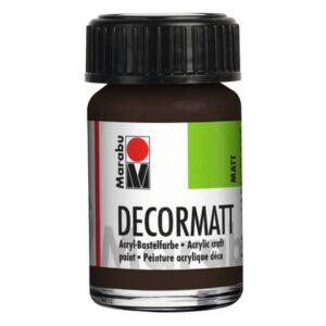 Decormatt Acryl - Dunkelbraun 045, 15 ml