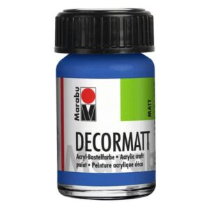 Decormatt Acryl - Mittelblau 052, 15 ml