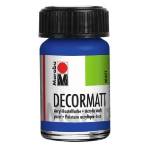 Decormatt Acryl - Ultramarinblau dunkel 055, 15 ml