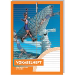 Vokabelheft - A4, 32 Blatt, 1 Trennlinie
