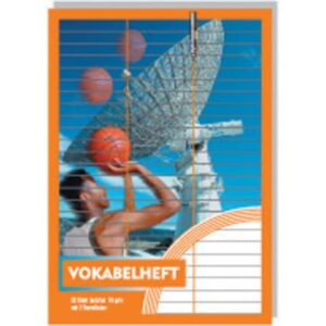 Vokabelheft - A5, 32 Blatt, 2 Trennlinie