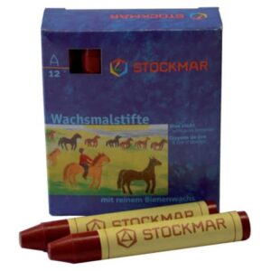 Wachsmalstifte - karmin - 12 Stifte