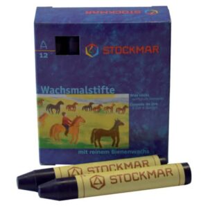 Wachsmalstifte - blauviolett - 12 Stifte