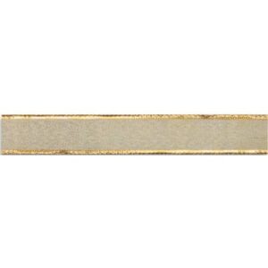 Zierband mit Draht Luxury - 40 mm x 20 m, gold