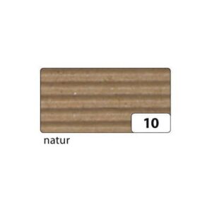 Bastelwellpappe - 50 x 70 cm, natur