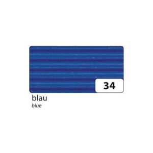 Bastelwellpappe - 50 x 70 cm, blau