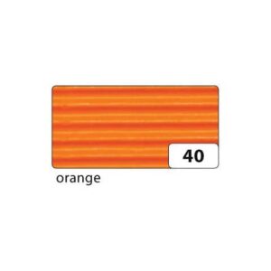 Bastelwellpappe - 50 x 70 cm, orange