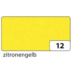 Moosgummi - 20 x 29 cm, zitronengelb