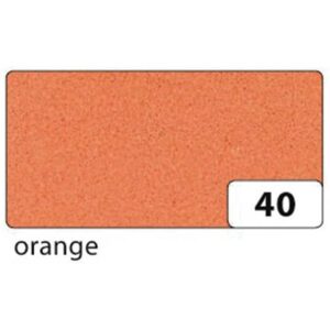 Moosgummi - 20 x 29 cm, orange