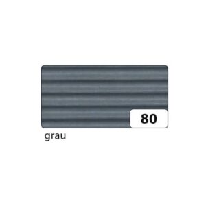 Bastelwellpappe - 50 x 70 cm, grau