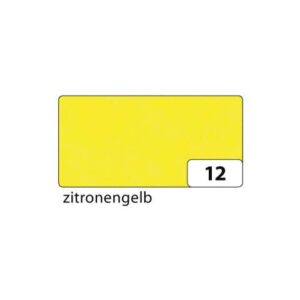 Transparentpapier - zitronengelb, 70 cm x 100 cm, 42 g/qm