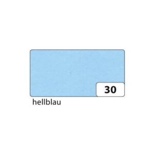 Transparentpapier - hellblau, 50,5 cm x 70 cm, 115 g/qm