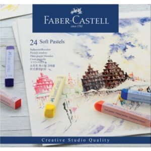 Creative Studio Softpastellkreide - 24 Farben sortiert im Kartonetui
