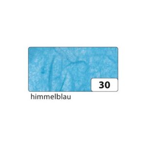 Strohseide - 47 x 64 cm, himmelblau