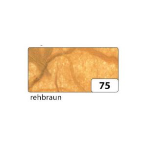 Strohseide - 47 x 64 cm, rehbraun