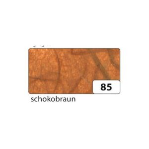 Strohseide - 47 x 64 cm, schokobraun
