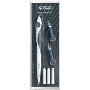 Calligraphy-Set - drei Griffstücken (0,9/1,4/1,9 mm), Füllhalter, Metall