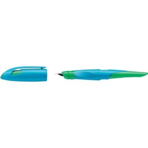 Schulfüller EASYbirdy® - Rechtshänder Feder M, himmelblau/grasgrün, inkl. Patrone