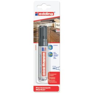 500 Permanentmarker - 2 - 7 mm, schwarz, nachfüllbar, Blister