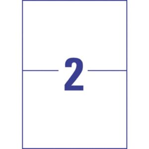 L7916-10 Ultra-Resistente Folien-Etiketten - A4, 20 Stück, 210 x 148 mm, 10 Blatt weiß