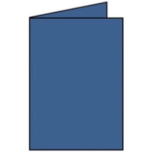 Briefkarte Paperado - A5, 220 g/qm, doppelt, hoch, jeans gerippt