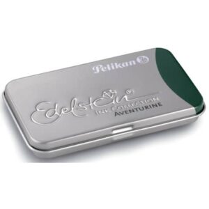 Tintenpatrone Edelstein Ink Collection GTP - 6 Patronen im Metalletui, Aventurin (grün)