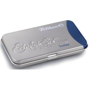 Tintenpatrone Edelstein Ink Collection GTP - 6 Patronen im Metalletui, Topaz (türkis-blau)