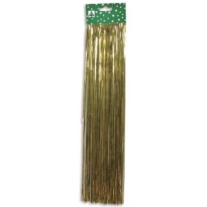 Weihnachtsschmuck Folien-Lametta gold 48cm