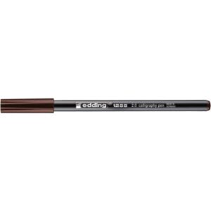 1255 Kalligrafie Stift - Fasermaler, 2,0 mm, dunkelbraun