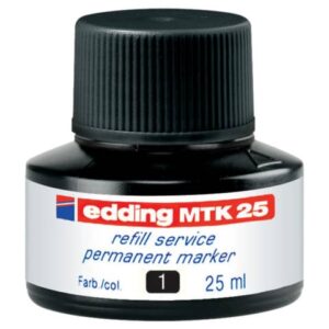MTK 25 Nachfülltusche, 25 ml, schwarz