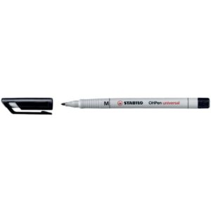 Folienstift - OHPen universal - wasserlöslich medium - Einzelstift - schwarz