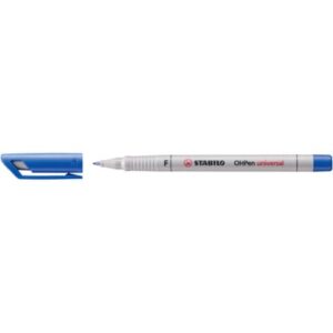 Folienstift - OHPen universal - wasserlöslich fein - Einzelstift - blau