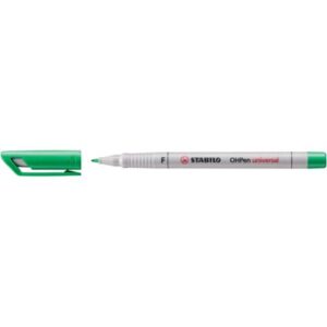 Folienstift - OHPen universal - wasserlöslich fein - Einzelstift - grün