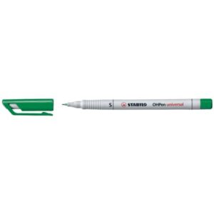 Folienstift - OHPen universal - wasserlöslich superfein - Einzelstift - grün