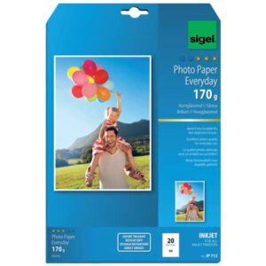 Inkjet Fotopapier Everyday - A4, hochglänzend, 170 g/qm, 20 Blatt