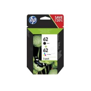 Original HP Druckkopfpatrone Multipack schwarz + color (N9J71AE,N9J71AE#ACU,62,NO62)