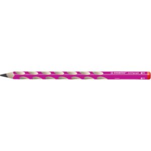 Ergonomischer Dreikant-Bleistift für Rechtshänder - EASYgraph in pink - Einzelstift - Härtegrad HB