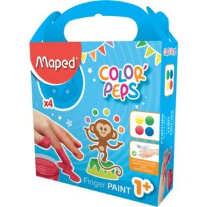 Fingerfarben-Set Color'Peps - 4x 80ml sortiert