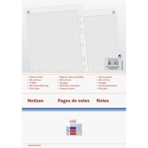 Timing 1 Einlage Notizpapier kariert