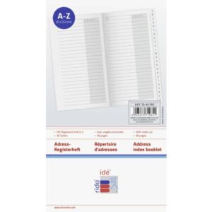 Ersatzeinlage Mini Adresse 8,7 x 15,3cm