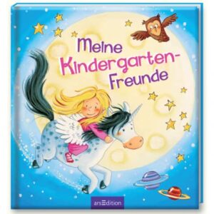 Meine Kindergarten-Freunde Einhorn - 64 illustrierte Seiten mit Gitter-Effekt, 20 x 21,5 cm