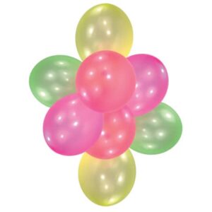 Luftballon Neon - 10 Stück, sortiert