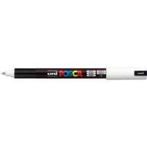 Marker - 0,7 mm, Spitze fein, weiß