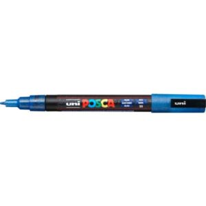 Marker - 0,9 - 1,3 mm, Glitter dunkelblau