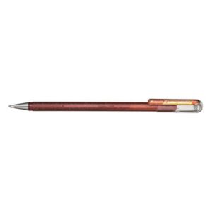 Gelschreiber Hybrid Dual Glitter - 0,5 mm, orange/metallic gelb