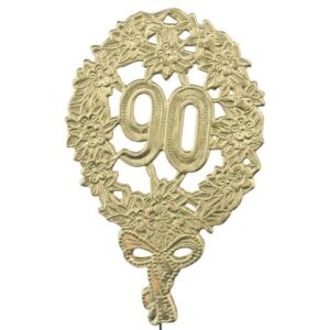 Jubiläumszahl 90 gold