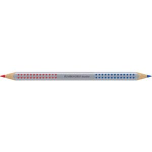 Silbentrennstift Jumbo Grip - rot/blau