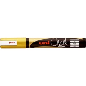 Kreidemarker Uni Chalk - 1,8 - 2,5 mm, gold